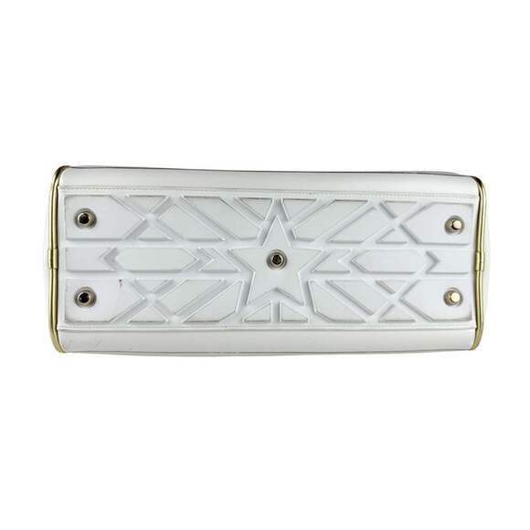 CHRISTIAN DIOR White Leather Shoulder Bag - Picture 4 of 13